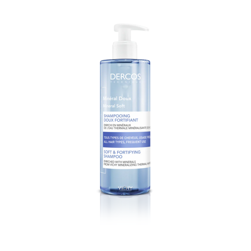 Dercos Mineral Champô Suave 400ml – Uso Frequente