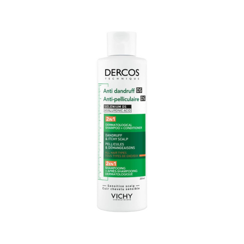 Dercos Anticaspa 2 em 1 200ml – Limpeza e Suavidade