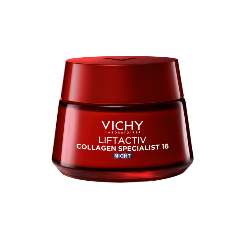 Vichy Liftactiv Creme Colagénio Noite 50ml | Regenerador Antirrugas