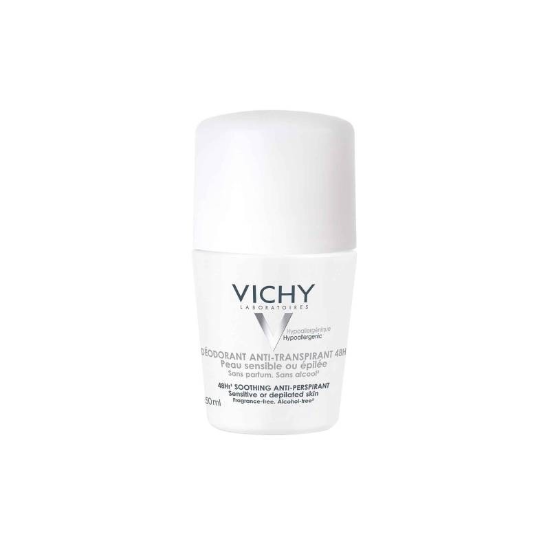 Vichy Desodorizante Roll-On Sensível 50ml | Proteção Suave