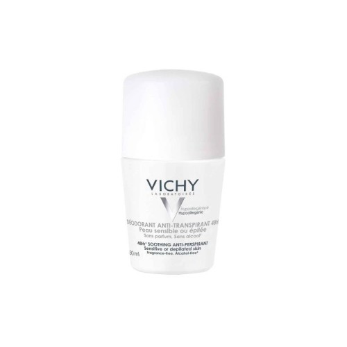 Vichy Desodorizante Roll-On Sensível 50ml | Proteção Suave