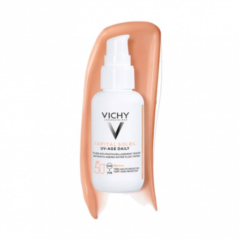 Vichy UV-Age Fluido com Cor SPF50+ 40ml | Proteção e Uniformidade