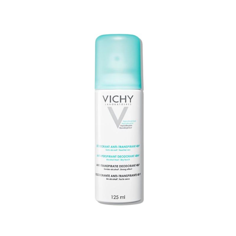 Vichy Homme Desodorizante Spray Verde 48H 125ml | Frescura Prolongada