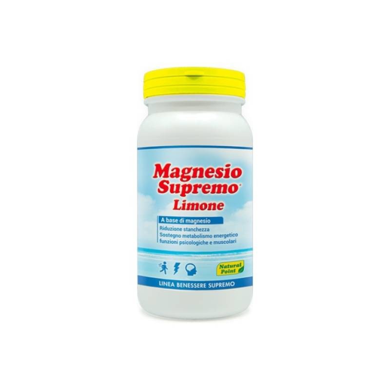 Magnésio Supremo Limão Pó 150g – Energia e Vitalidade