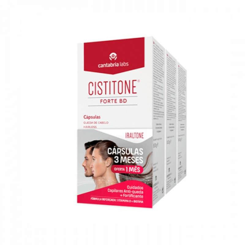Cistitone Forte BD x60 Triplo Pack | Tratamento Intensivo Capilar