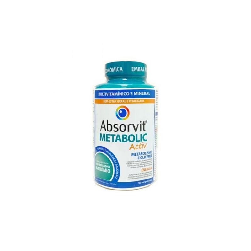 Absorvit Metabolic Activ x100 | Apoio ao Metabolismo