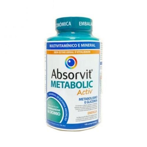 Absorvit Metabolic Activ x100 | Apoio ao Metabolismo