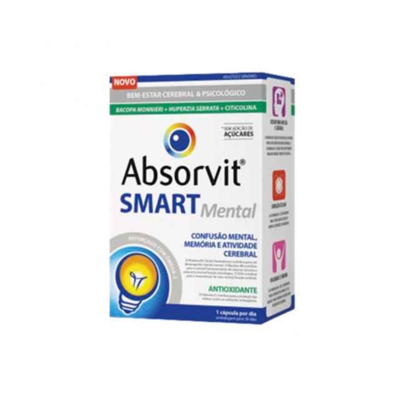 Absorvit Smart Mental x30 | Memória e Desempenho Mental