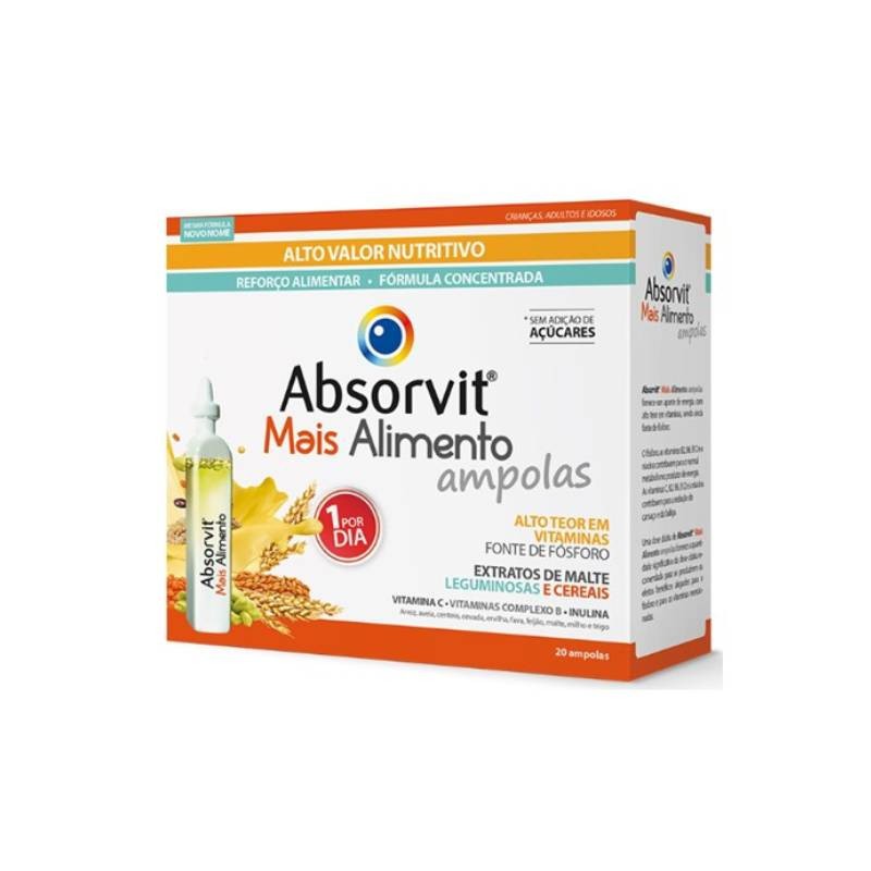 Absorvit Mais Alimento Ampolas x20 | Reforço Nutricional