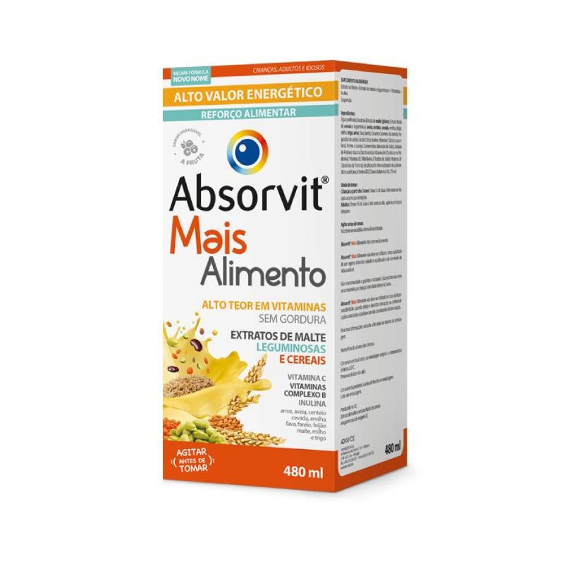 Absorvit Mais Alimento Suspensão 480ml | Energia e Vitalidade