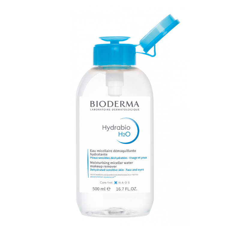 Hydrabio Bioderma Água Micelar H2O 500ml – Limpeza e hidratação