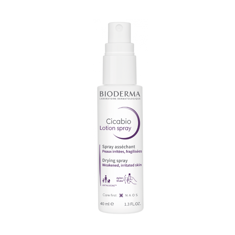 Cicabio Bioderma Loção Spray 40ml – Reparação da pele