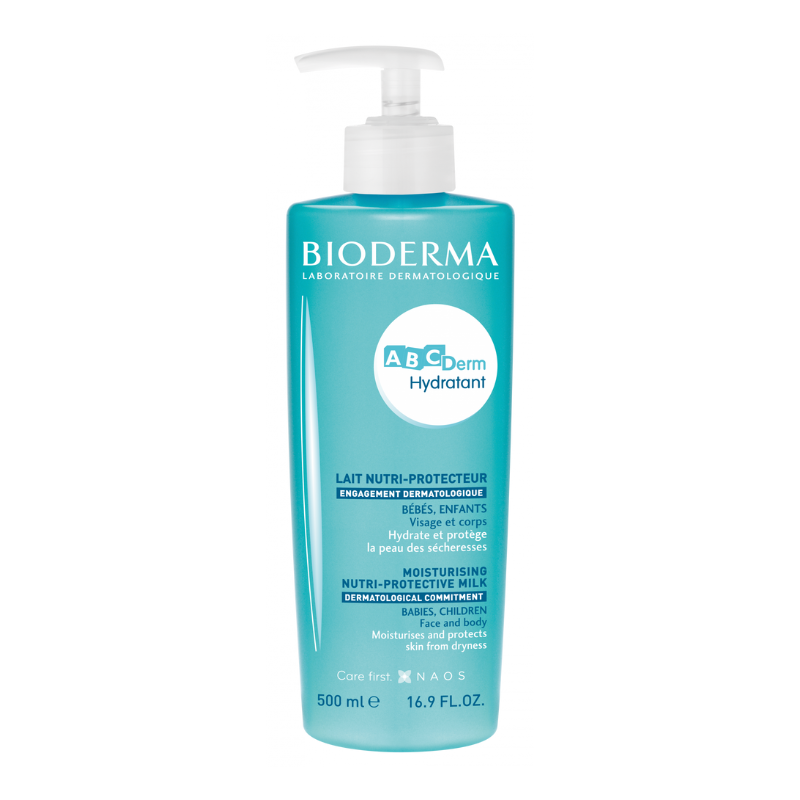 ABCDerm Bioderma Leite Hidratante 500ml – Pele suave e protegida