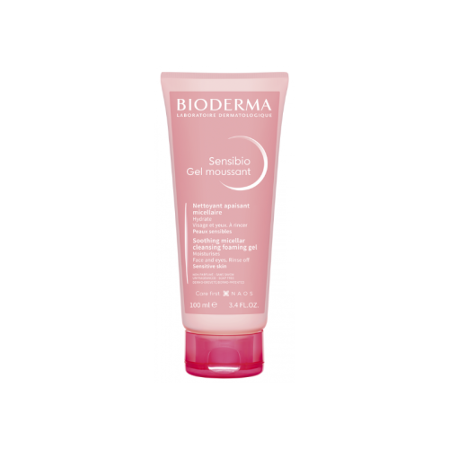 Sensibio Bioderma Gel Moussant 100ml – Limpeza suave para pele sensível