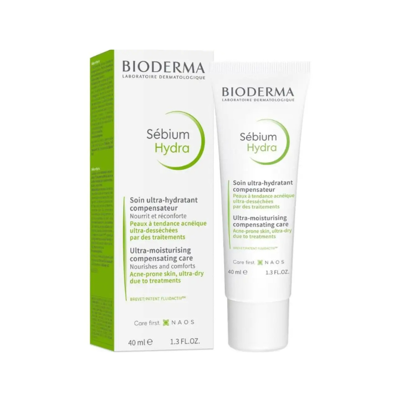 Sébium Bioderma Hydra 40ml – Hidratação para pele oleosa fragilizada