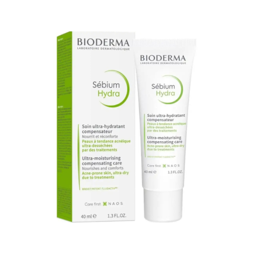 Sébium Bioderma Hydra 40ml – Hidratação para pele oleosa fragilizada