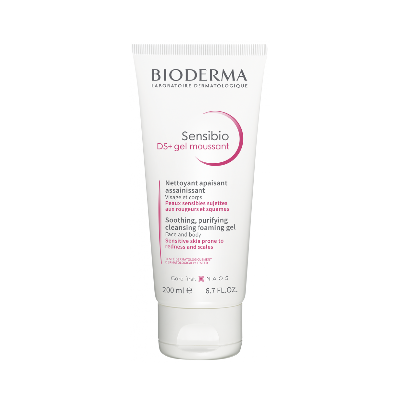 Sensibio Bioderma DS+ Gel Moussant 200ml – Limpeza calmante
