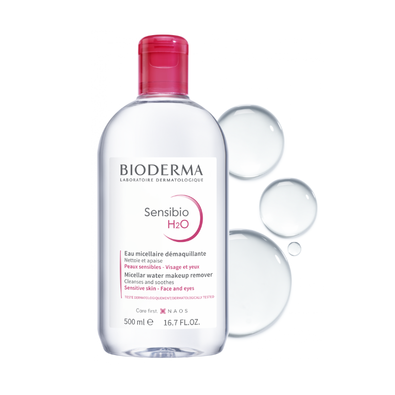 Sensibio Bioderma H2O 500ml – Limpeza da pele sensível