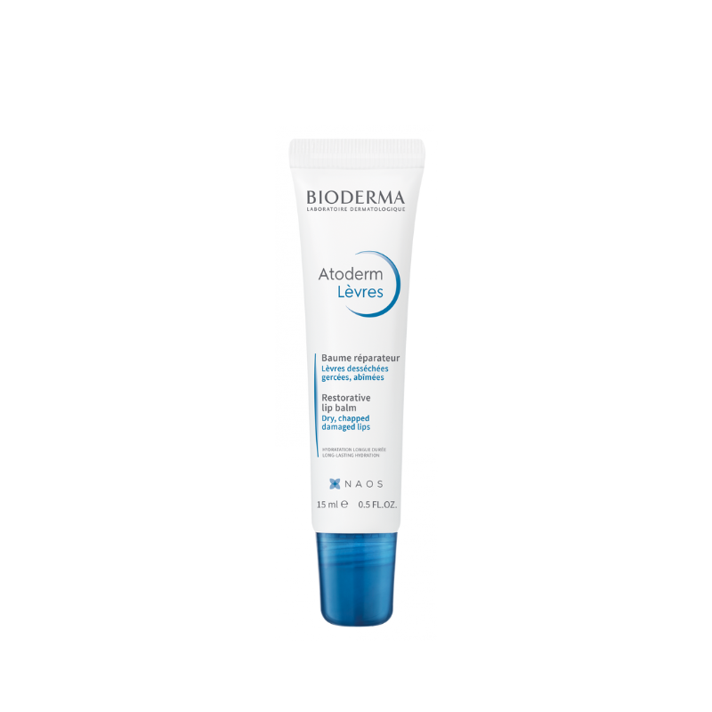 Atoderm Bioderma Lip Balm 15ml – Nutrição para lábios secos