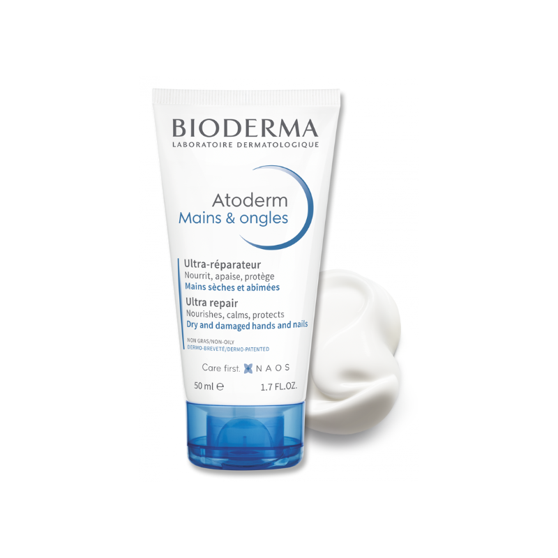 Atoderm Bioderma Creme Reparador Mãos 50ml – Hidratação intensa