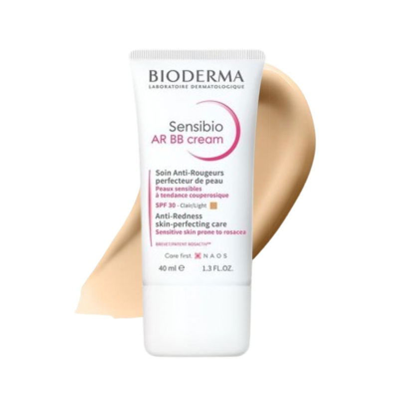 Sensibio Bioderma AR BB Creme 40ml – Anti-vermelhidão com cor