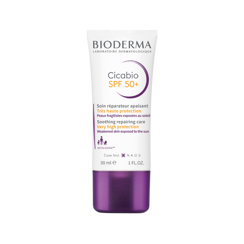 Cicabio Bioderma Creme SPF50+ 30ml – Reparação com proteção solar