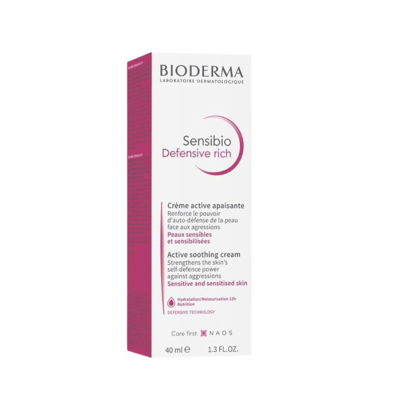 Sensibio Bioderma Defensive Rich 40ml – Nutrição e proteção