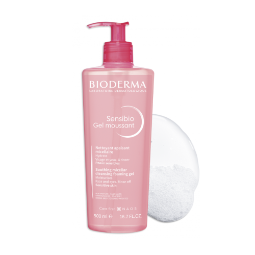 Sensibio Bioderma Gel Moussant 500ml – Limpeza delicada