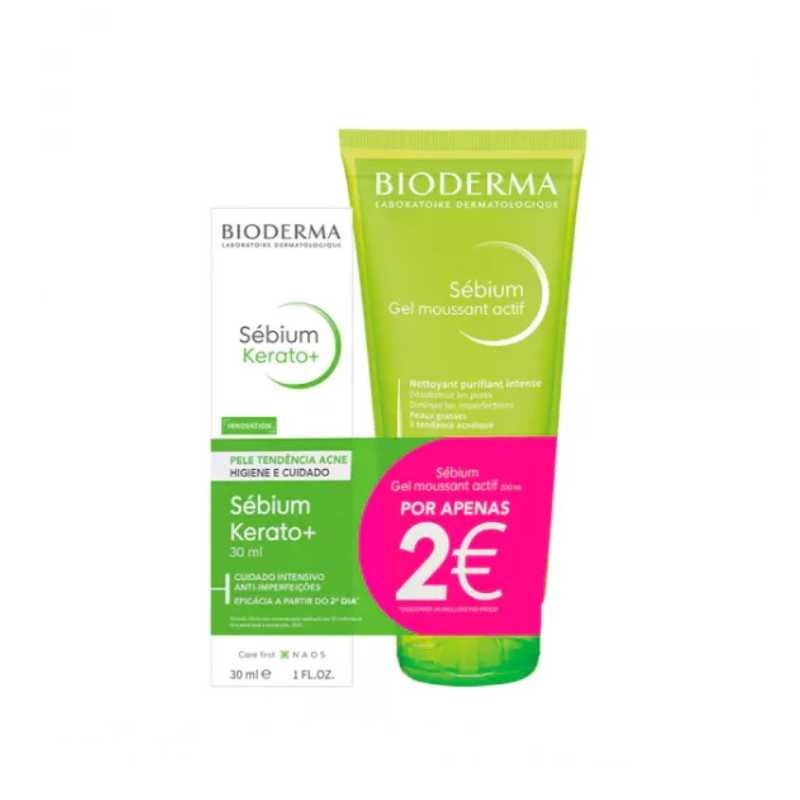 Sébium Bioderma Kerato+ Pack – Renovação e limpeza