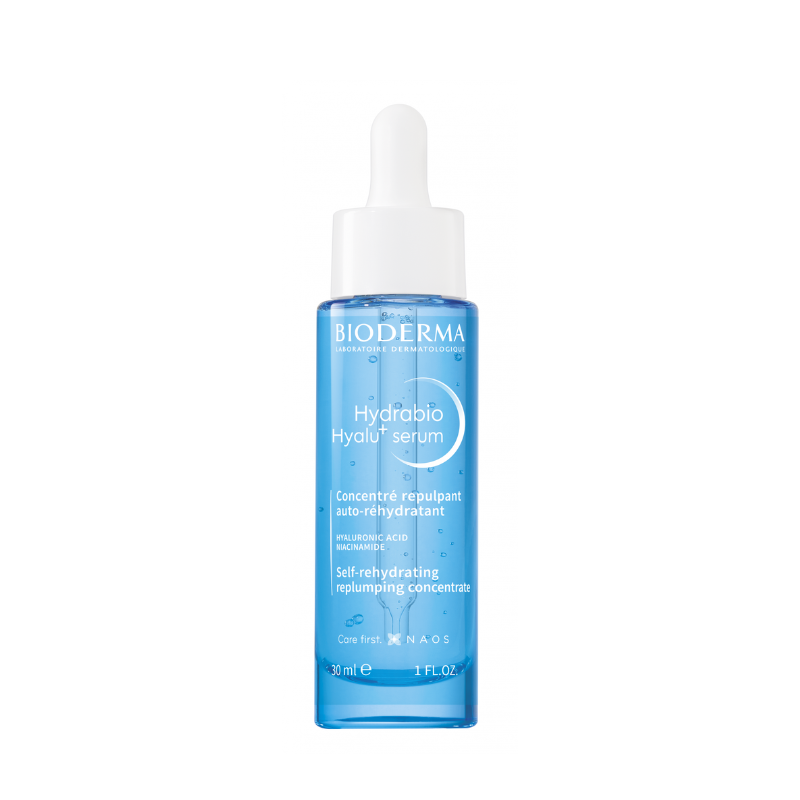 O Hydrabio Hyalu+ Sérum da Bioderma hidrata profundamente, preenche linhas finas e devolve luminosidade à pele desidratada. Text
