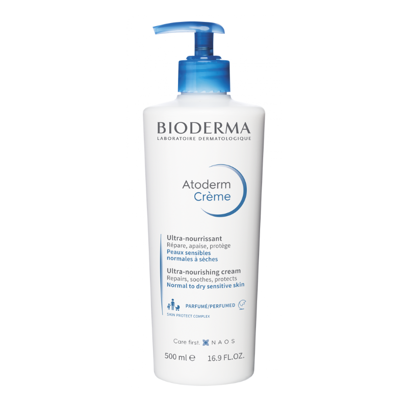 O Atoderm Creme Ultra Perfumado da Bioderma hidrata intensamente e deixa um aroma suave na pele, reforçando a barreira cutânea e