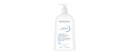 O Atoderm Intensive Gel Moussant da Bioderma, em formato 1L, oferece limpeza suave e calmante para pele muito seca ou atópica, r