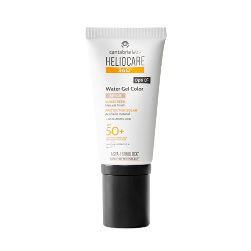 Heliocare 360º Color Water Gel SPF50+ Bege 50ml – Proteção e cor