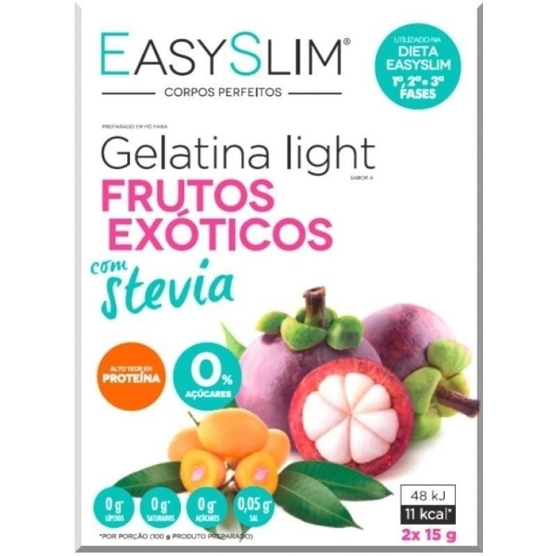 EasySlim Gelatina Light Frutos Tropicais x2 – Baixo teor calórico