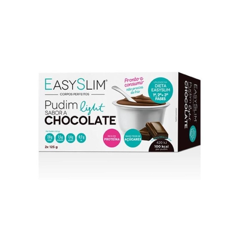 EasySlim Pudim Light Chocolate x2 – Sabor e leveza