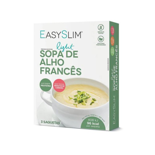 EasySlim Sopa Light Alho Francês x3 – Nutrição leve