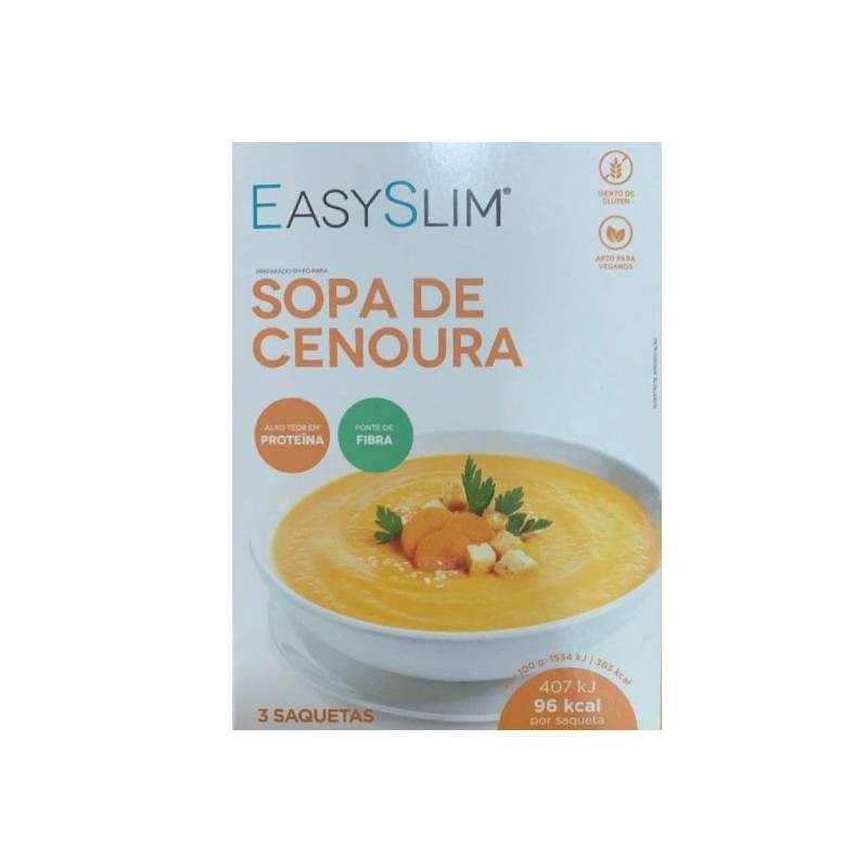 EasySlim Sopa Cenoura x3 – Sabor e leveza