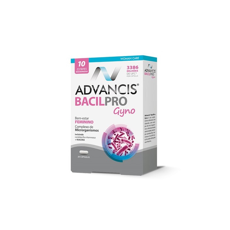 Advancis Bacilpro Gyno 20 cáps – Equilíbrio íntimo