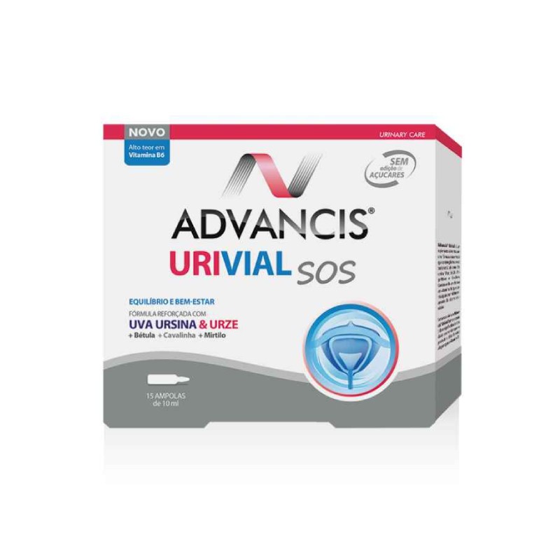 Advancis Urivial SOS 15 ampolas – Conforto urinário