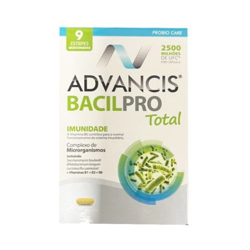 Advancis Bacilpro Total 20 cáps – Bem-estar digestivo