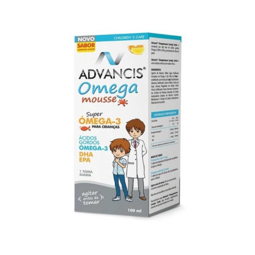 Advancis Omega Mousse 100ml – Ómega-3 em mousse