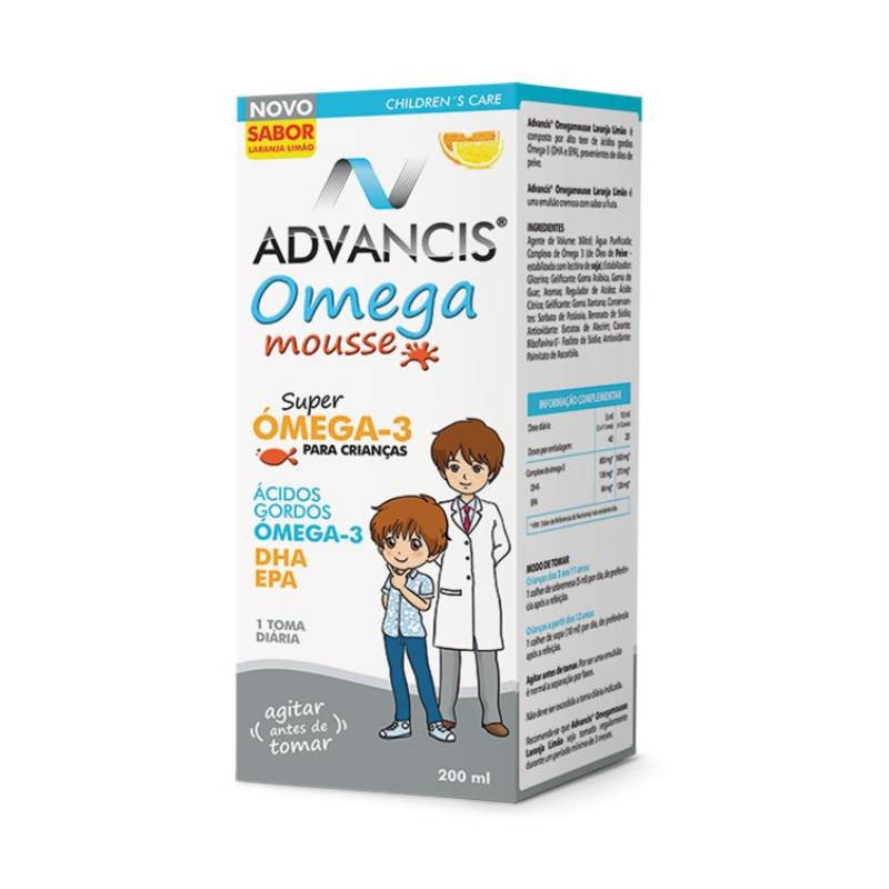 Advancis Omega Mousse 200ml – Ómega-3 em mousse