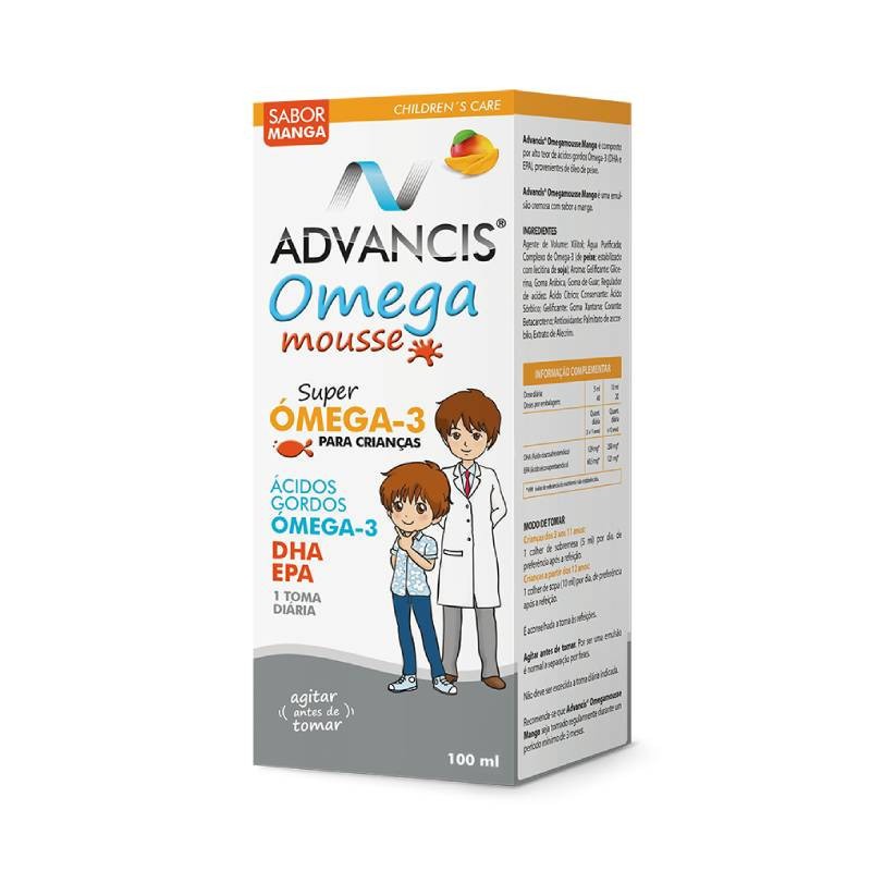 Advancis Omega Mousse Manga 100ml – Ómega-3 saboroso