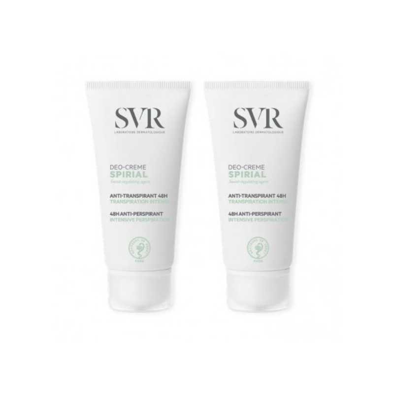 SVR Spirial Creme 50ml x2 | Anti-Transpirante Duplo | Pharmacaring