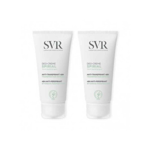 SVR Spirial Creme 50ml x2 | Anti-Transpirante Duplo | Pharmacaring