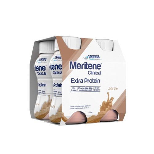 Meritene Clinical Extra Prot Café 200ml x4 | Pharmacaring