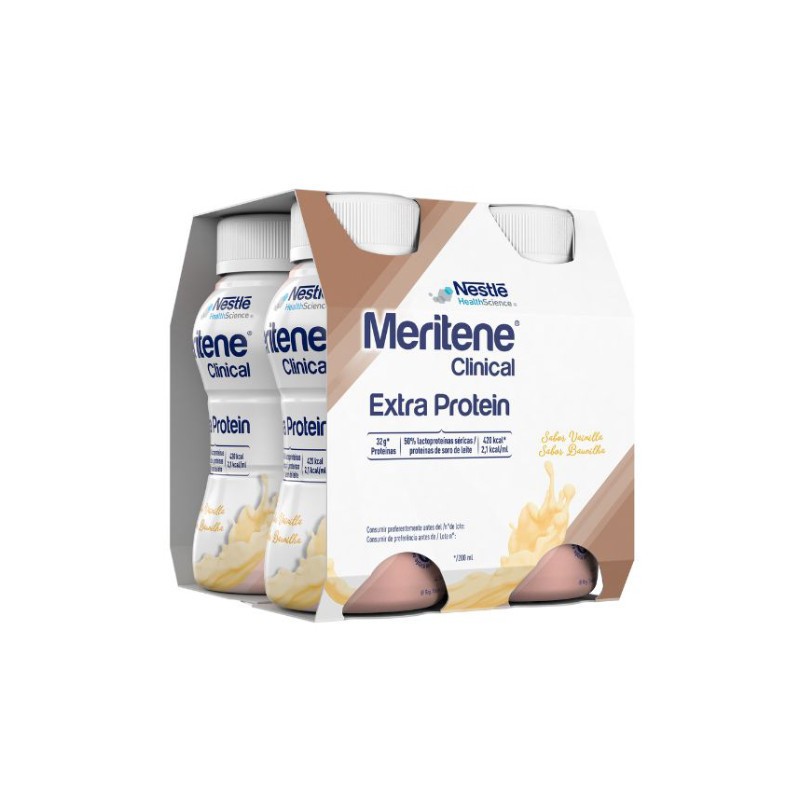 Meritene Clinical Extra Prot Baunilha 200ml x4 | Pharmacaring