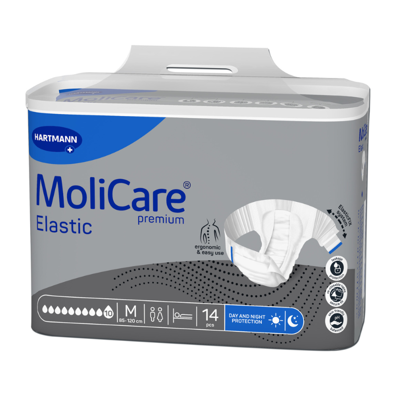 Molicare Elastic Fraldas 10 Gotas M x14 | Pharmacaring