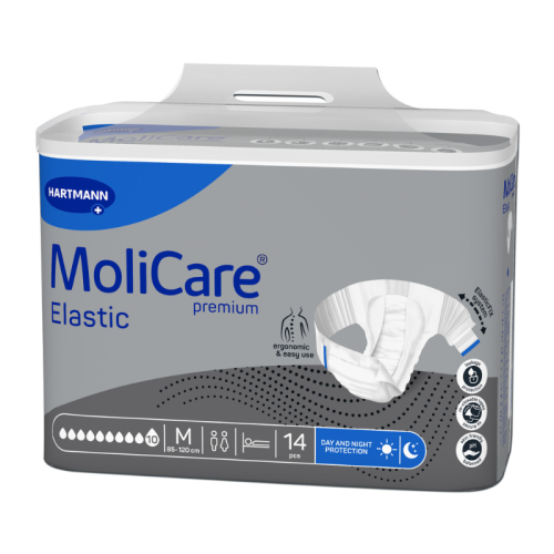 Molicare Elastic Fraldas 10 Gotas M x14 | Pharmacaring