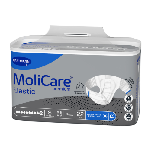 Molicare Elastic Fraldas 10 Gotas S x22 | Pharmacaring